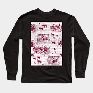 Gaddering Da Peats - Red Long Sleeve T-Shirt